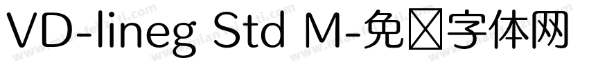 VD-lineg Std M字体转换